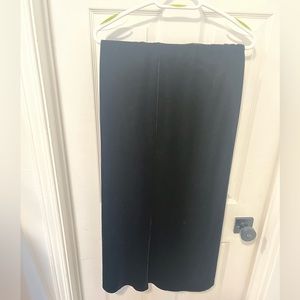 Long black velour skirt Size 5/6